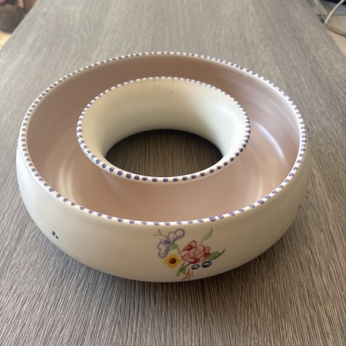 Poole pottery posy ring - pottery,