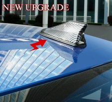 For HYUNDAI I10 I20 KONA CARBON FIBRE SHARK FIN ANTENNA RADIO SIGNAL AERIAL
