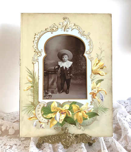 Victorian photo album page - photo,