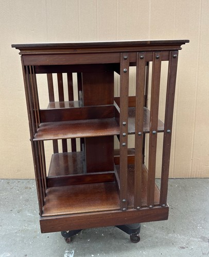 Antique mahogany revolving - mahogany,