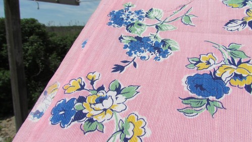 Vtg fabric 1930s 40s - 36”, x