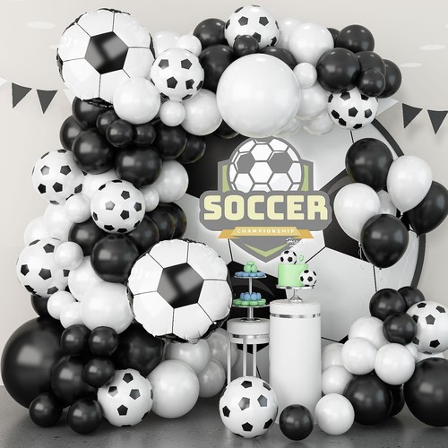 Soccer balloon garland arch - balloon,