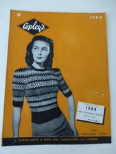 ORIGINAL VTG 40s COPLEY'S 1584