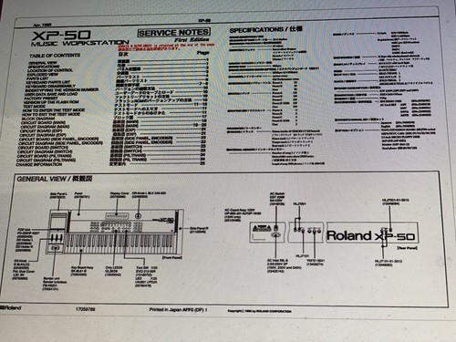 Roland service manual - ,
