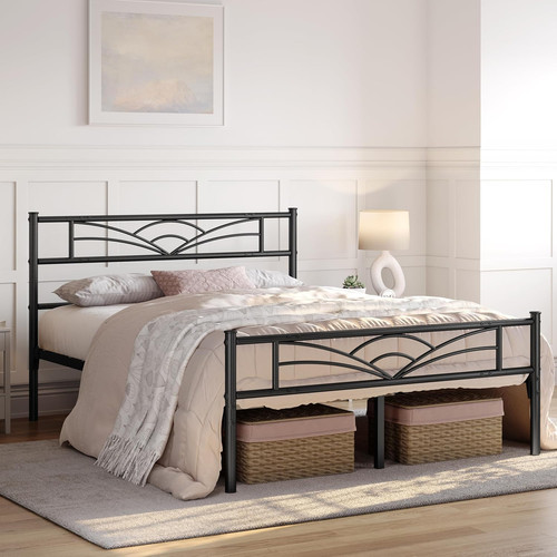 Luxury metal bed - luxury, frame