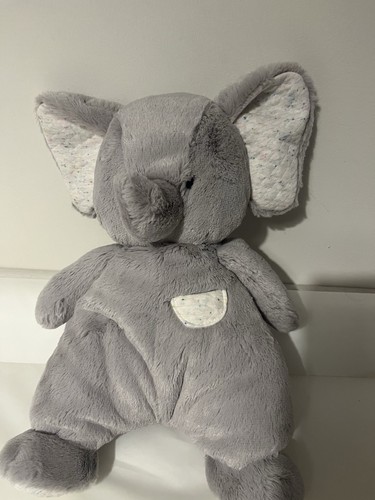Grey elephant plush toy - grey,