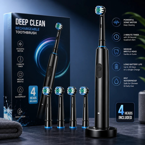 Sonic electric toothbrush - sonic,