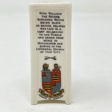 W.H. Goss Crested China Rufus
