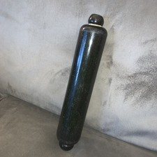 Antique green glass rolling
