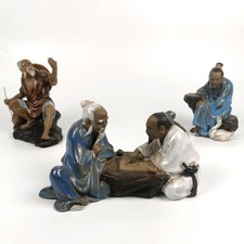 3 x Vintage Chinese Mudmen