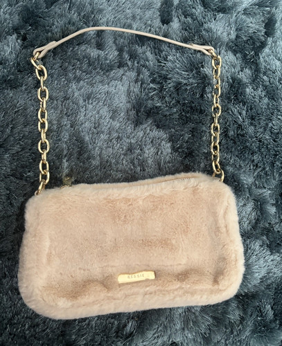 Reiss beige faux fur - beige,