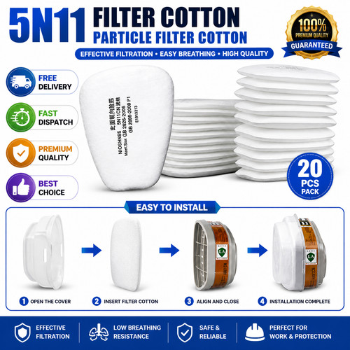 5n11 gas mask cotton - 5n11,