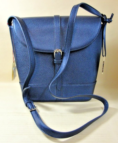 Dents metallic navy - dents, leather