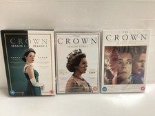 The Crown Season 1-4 DVD R2 Season 3 &4 Sealed Olivia Colman Matt Smith