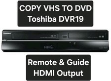 Toshiba DVR19 VHS DVD Recorder