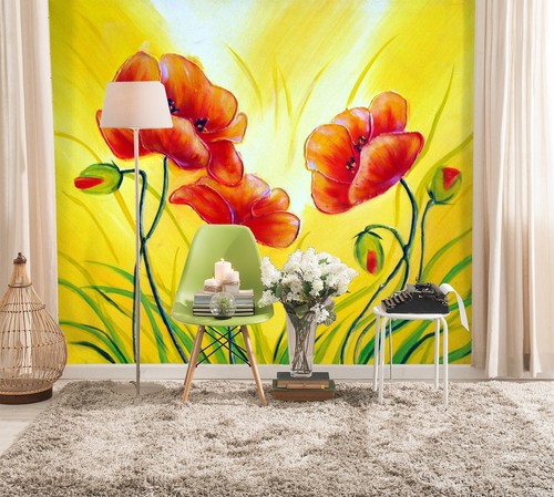 Red flower r10756 wallpaper - 3d,