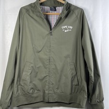 Charles River Men’s XL Windbreaker Bomber Jacket Cape Cod Golf Boating Preppy