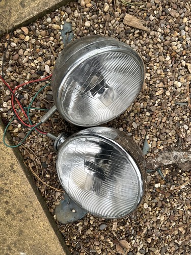Chrome wipac driving lights - driving,