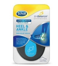 Scholl in-balance orthotics heel pain relief insoleSize Large 42.5 -45 