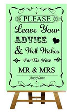 Green Guest Book Wish Tree