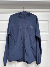 Rab Borealis Hooded Lightweight Windproof Jacket Blue Large
