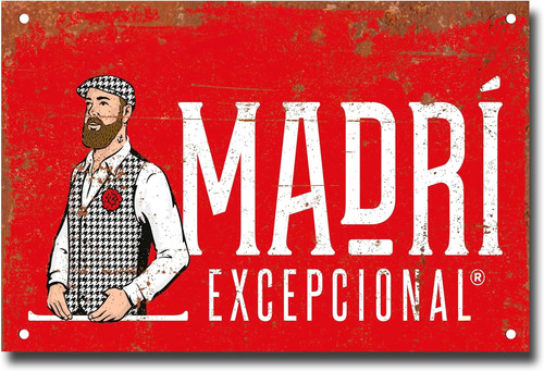 Madri beer metal bar - beer,