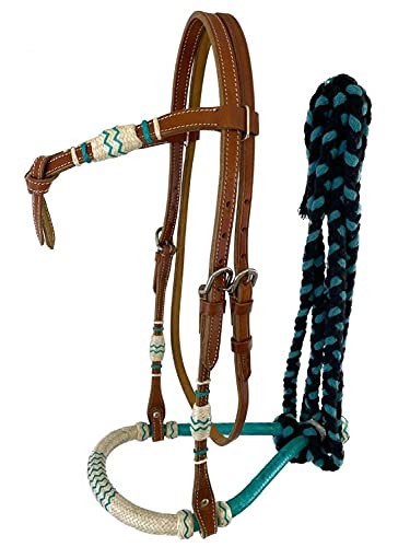 Showman teal natural rawhide - showman,