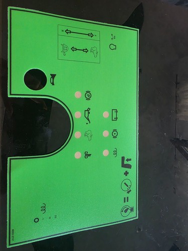 Benford terex dash decal rta - terex,