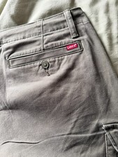 Levi's XX Tapered Cargo Trousers W36 L32 Olive Green