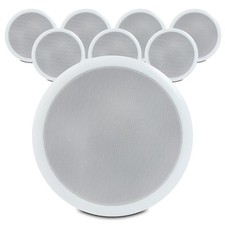 PD CSPB5 Ceiling Speakers 100V Line Set of 8 - Professional Audio System