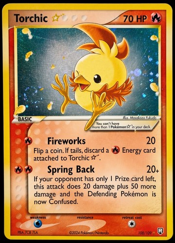 Pokemon torchic gold - torchic, star