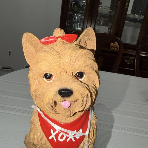 Dog statue yorkshire terrier - statue,