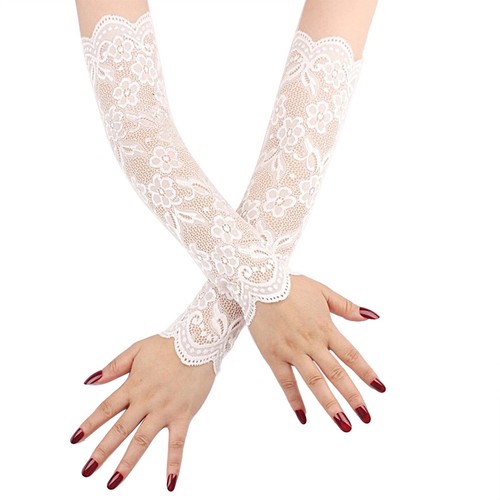 New pair long floral - new, lace