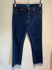 M.i.h. Jeans Daily Jean Size 29 W 31 L 29 High Rise Straight Split raw Hem Earl