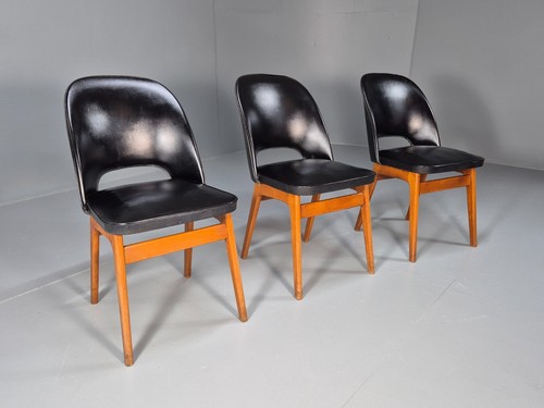 Vintage black vinyl dining - black,