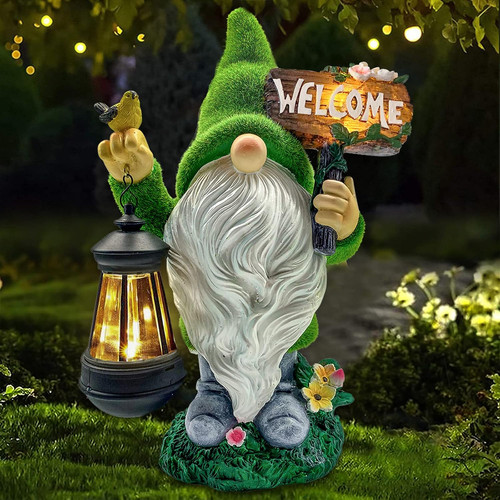 Garden gnome statue outdoor - gnome,