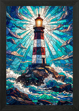 Lighthouse Stained Glass