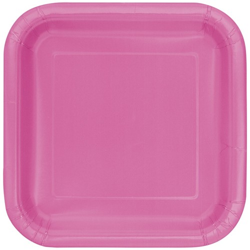 Paper party plates - paper, round