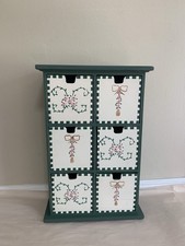 Vintage Hand Painted Wooden 6