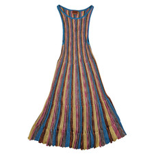 Missoni Girls Multicoloured Knit Striped A-Line Dress Age 10 Years