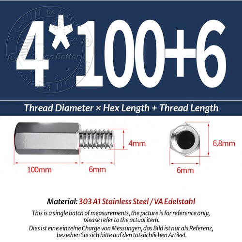 Male female stainless - male-female,