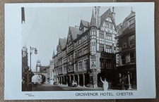 Chester Grosvenor Hotel, Cheshire, Real Photo Postcard 1948