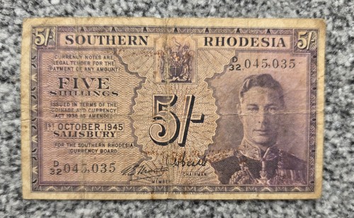 Southern rhodesia 1st october - 1st,