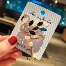 Luxury Gold Tone Flamingo