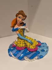 Disney Romero Britto BELLE Figurine BEAUTY AND THE BEAST Retired in Box #4030817