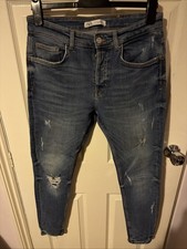 ZARA Men’s Blue Ripped