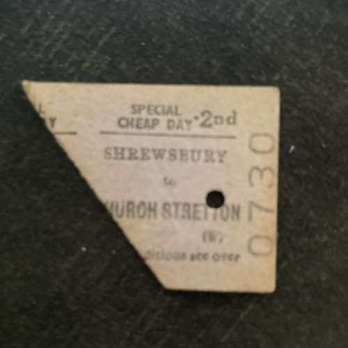 Half railway tickets - half.,