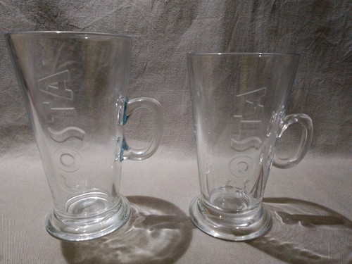 Costa coffee glass mugs - coffee,