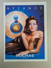 Rocha's Byzance Perfume Original 1987 Paper Magazine Advert