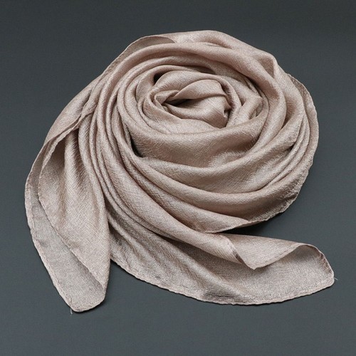 Linen women plain scarf - women, pure